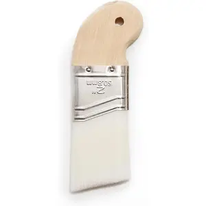 Palm Pro, Angled  Brush with Short Handle for Walls and Trim, 2-inch, Pro Grade for  Paints and Stains