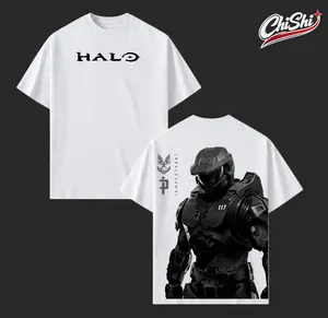 Halo Master Chief 117 Graphic T-Shirt & Hoodie, Sci Fi Armor Gaming Warrior Design, Gildan Tee & Pullover Hoodie, Casual Cotton Unisex Gamer Streetwear