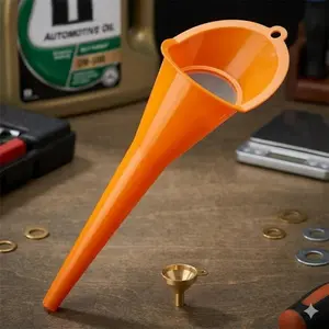 Universal Long Neck Funnel Kit | Leak-Proof Multi-Purpose Fluid Filling Tool for Car Engine Oil, Diesel, Kerosene | Durable & Easy to Use for All Vehicle Types