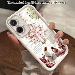 Devotion  2D Pattern TPU Phone Case suitable for Motorola Moto G85 G84 G75 G60 G54 G53 G50 G35 5G Shockproof Full Camera Protection Durable Slim Cover Smartphone Casing