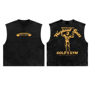 Workout Gear Gold's Gym Tank, Gym Washed Tee, Workout Tee, Men's Sport Outfit, Gym Men's Top, Training Tank, Gym Apparel, Gym Workout Men