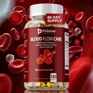 Blood Flow Supplement With Niacin Hawthorn Berry Ginger Root Circulation Heart Support 120 Capsules