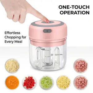 Portable USB Garlic Masher - Ideal for Home Cooking & Small Kitchens