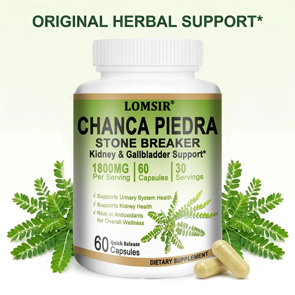 Chanca Piedra Capsules - Supports Liver and Kidney Health, Supports Urinary Tract Health - 1800Mg Per Serving - 60 Capsules