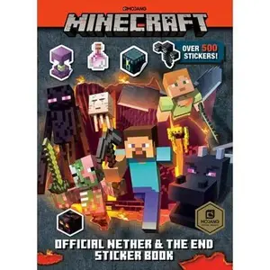 Minecraft Official the Nether and the End Sticker Book (Minecraft) -- Stephanie Milton, Paperback