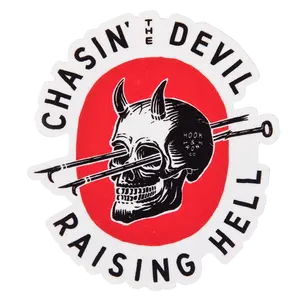 Chasing The Devil - Sticker