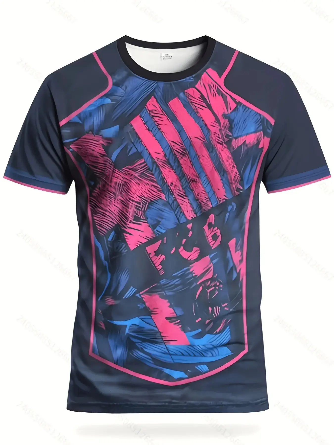 Men's Youth Football Sport Shirt, Sports Clothing - comfortable and breathable sports T-shirt, suitable for outdoor training, multi-functional casual top, perfect for games, football training and daily casual wear