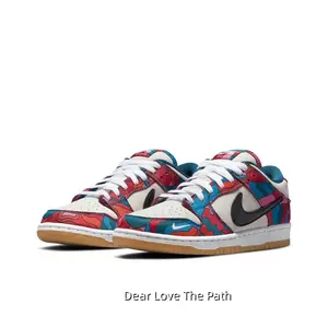 Artistic Geometric Printed Low Profile Skate Shoes Cream Neutral Base Vibrant Red Teal Pattern Classic Gum Outsole Eye-Catching Urban Streetwear Sneakers