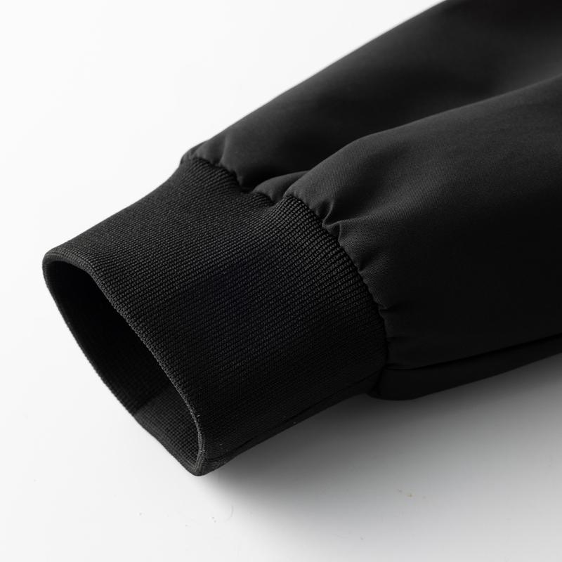 Men's trendy letter contrasting baseball jacket, light and comfortable versatile outdoor street style jacket, retro fashion zipper closure jacket, suitable for daily outings and running exercise in spring and autumn