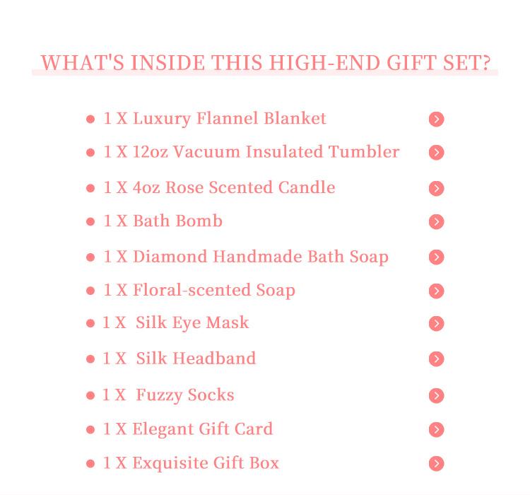 Christmas Thanksgiving Birthday Gifts for Women, Self Care Gifts, Get Well Soon Gifts, Relaxing Spa Gifts, Care Package, Unique Anniversary Gift Basket with Flannel Blanket for Mother, Wife, Best Friend, Sister,Her