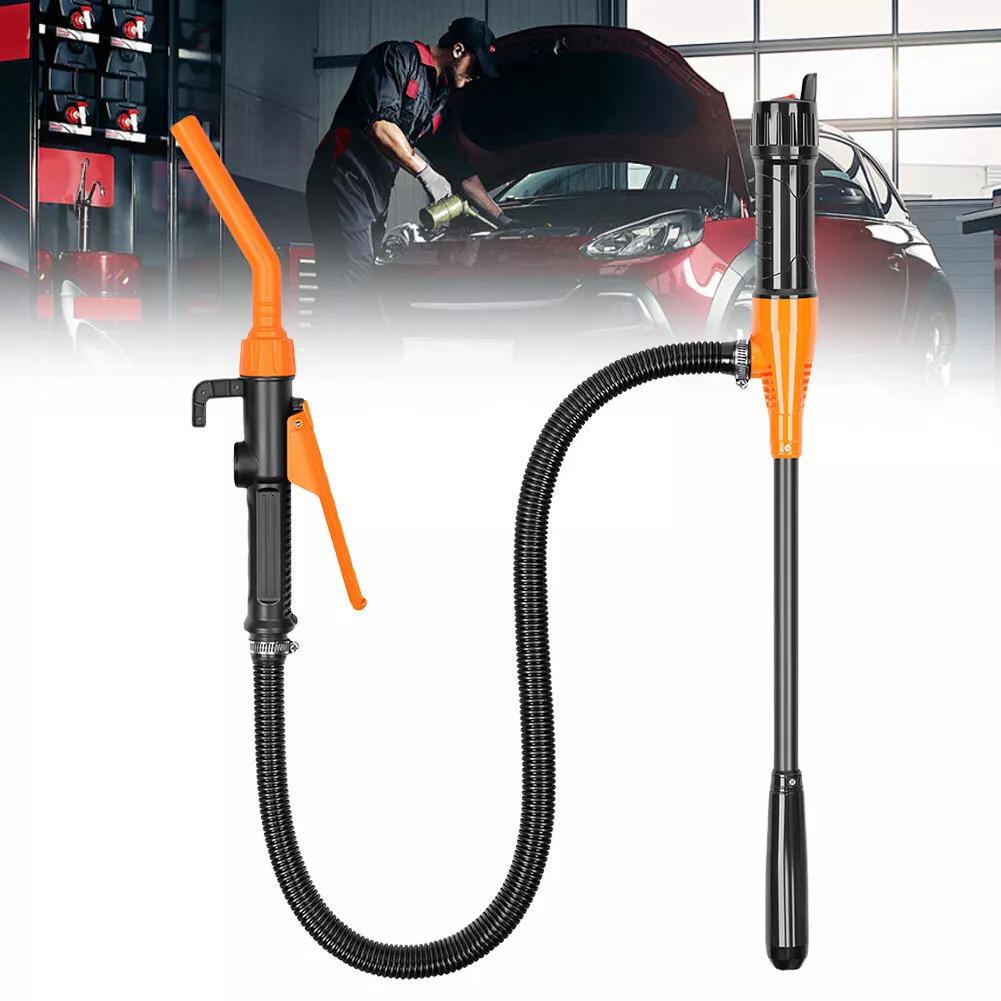 Portable Power Battery Pump, Cordless Water & Fuel Transfer Pump, Battery-Powered Fuel Pump with  Oil Outlet Pipe (Battery Not Included), Suitable for Lawn Mowers, Boats, Cars and Motorcycles, Swivel Joint Gas Pump, Hand Fuel Pump