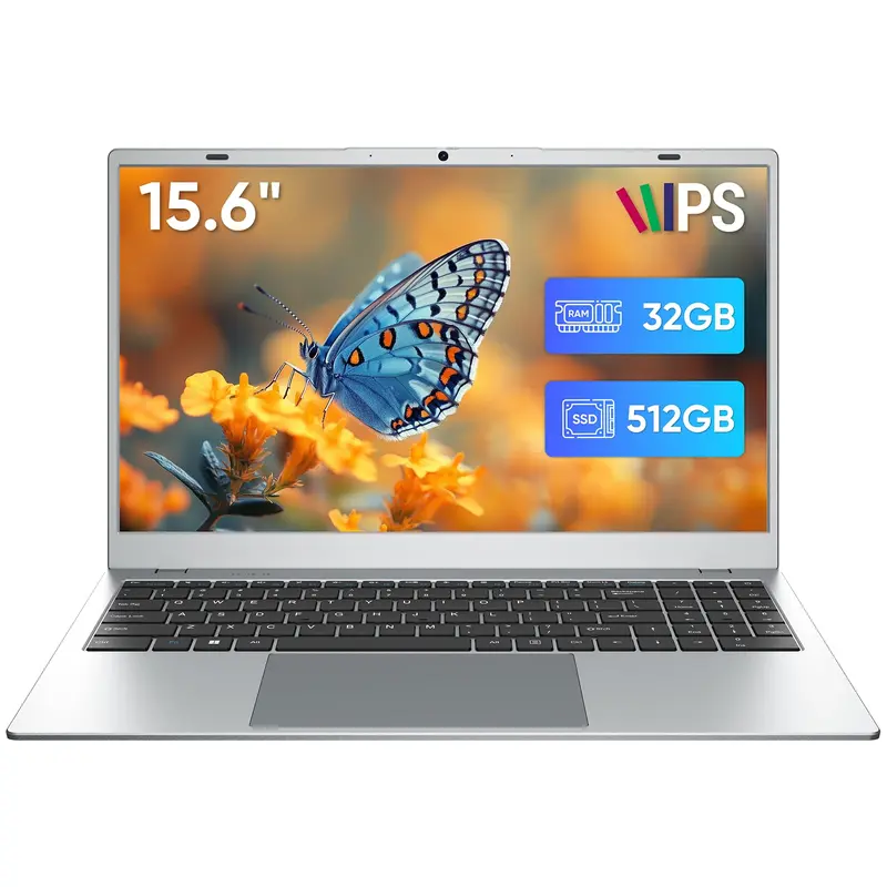 College Portable Laptop 4-Core N95 Processor 15.6