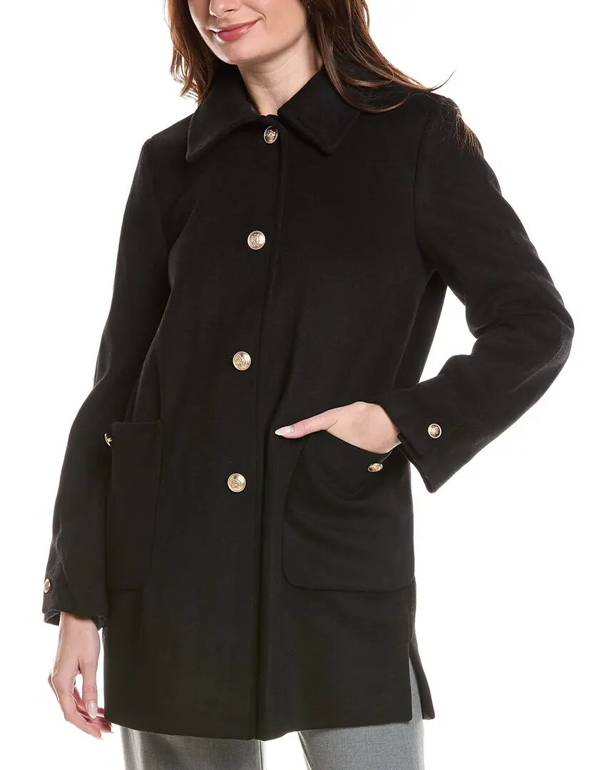 Tahari Paula Wool-Blend Coat