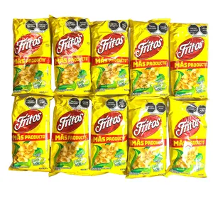 10 - PK FRITOS SAL Y LIMON - 60 GRAMS PER BAG - MEXICAN CHIPS - PAPITAS MEXICANAS - SABRITAS MEXICANAS 10 - PK FRITOS SAL Y LIMON - 60 GRAMS PER BAG - MEXICAN CHIPS - PAPITAS MEXICANAS - SABRITAS MEXICANAS