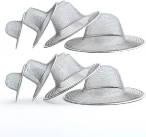 8PCS Heavy Duty Stainless Steel Sink Strainer,Sink Basket Set, Fits Most Kitchen Sinks, Bathroom Sinks,Shower Drains，2 pc 4.33''，3.54''，2.75''，2.12''