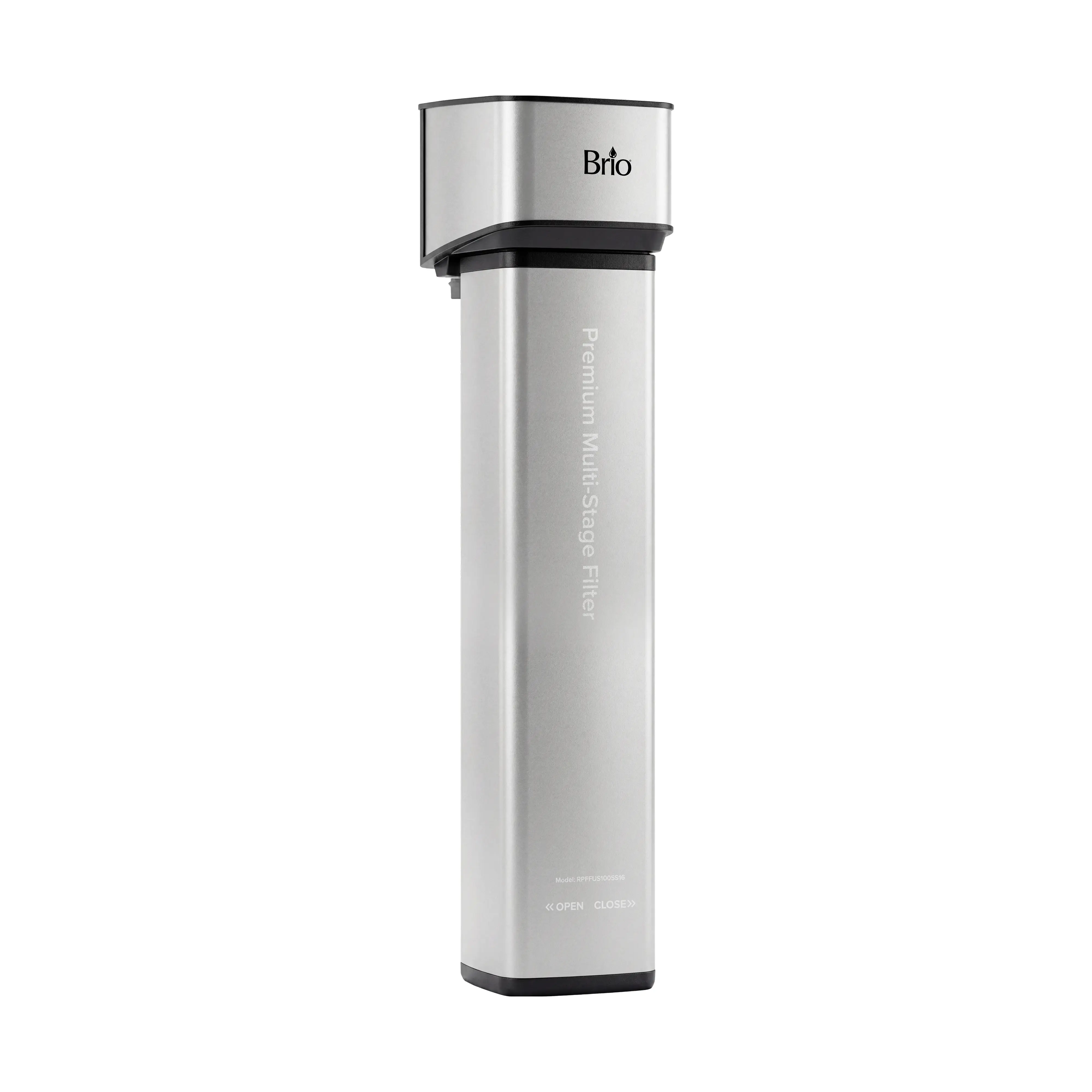 16" Compact Under Sink Water Filtration System, Premium PFAS-Reduction Model for Apartments, Filtered Water Cartridge, Eliminates Plastic Waste