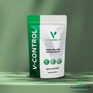 Vital Health V-Control - Nopal, Lemon Balm & Spirulina Formula for Appetite