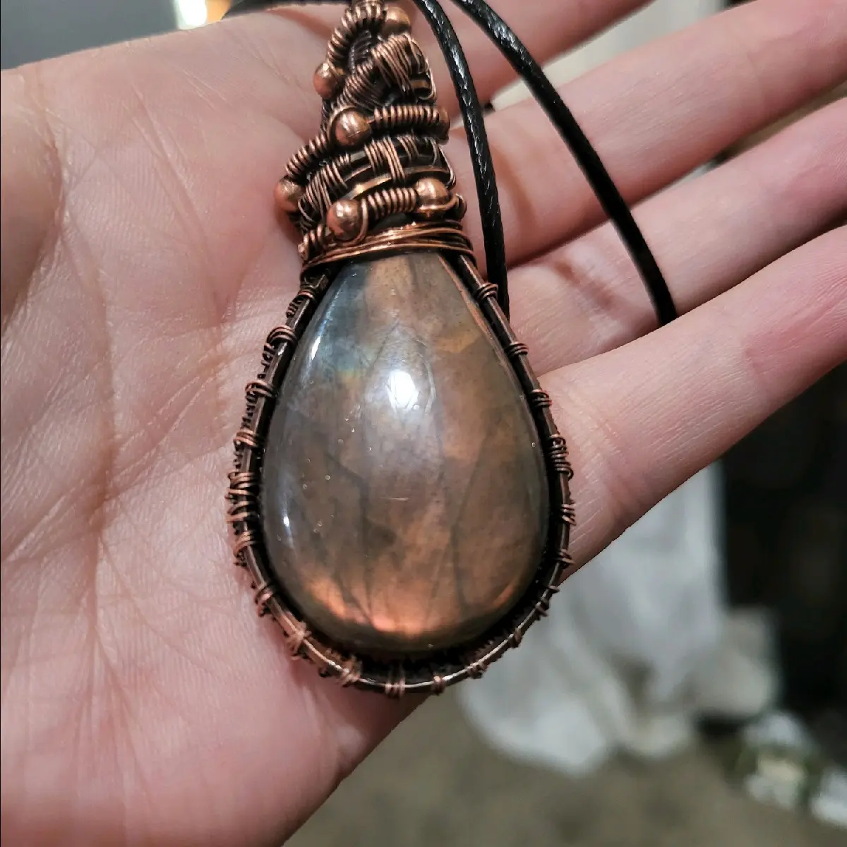Purple and Pink Flash Labradorite