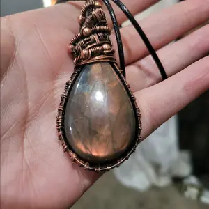 Purple and Pink Flash Labradorite