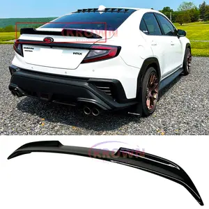 FOR 2022+ SUBARU WRX VB JDM GLOSS BLACK DUCKBILL HIGHKICK TRUNK SPOILER WING LID
