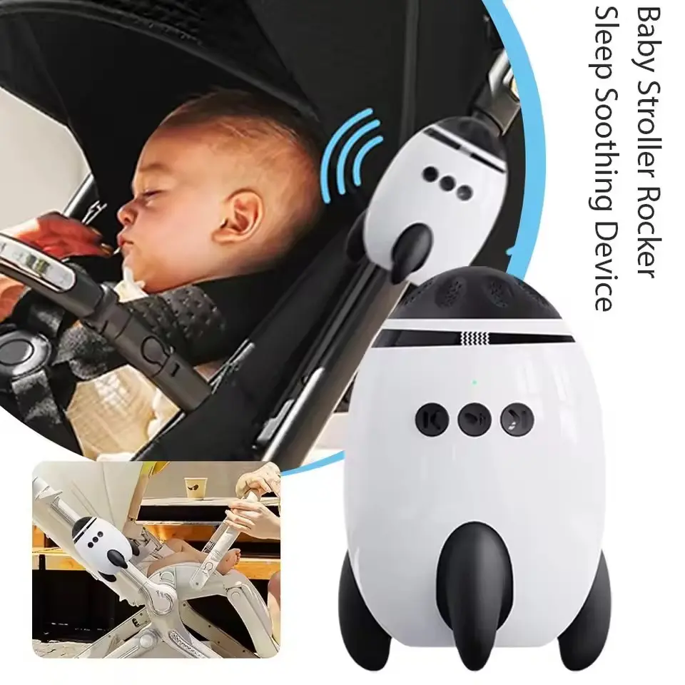 Baby Rocking Chair, Newborn Baby Vibration Soother, Gentle Shaking for Any  Stroller, Noise Machine, 11 Sounds, Adjustable Speed, Sleep Aid