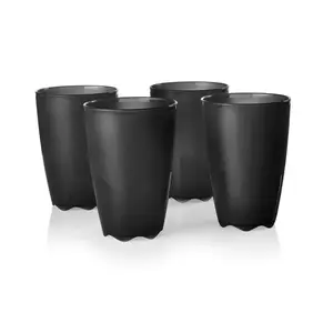 Tupperware Everyday Large Tumblers | 18oz/525 mL, Shatterproof, Black