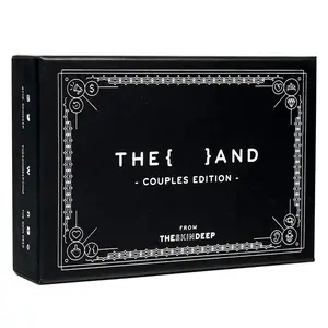 Couple Edition Game Set, Minimalist Box Design, Line Art Border, Interactive Themes, Deep Communication Cards