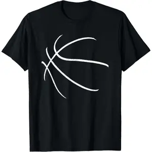 Basketball Silhouette Bball Player Coach Sports Baller Gift T-Shirt for Men Women Youth Fans of Basketball Lovers Sports Enthusiasts