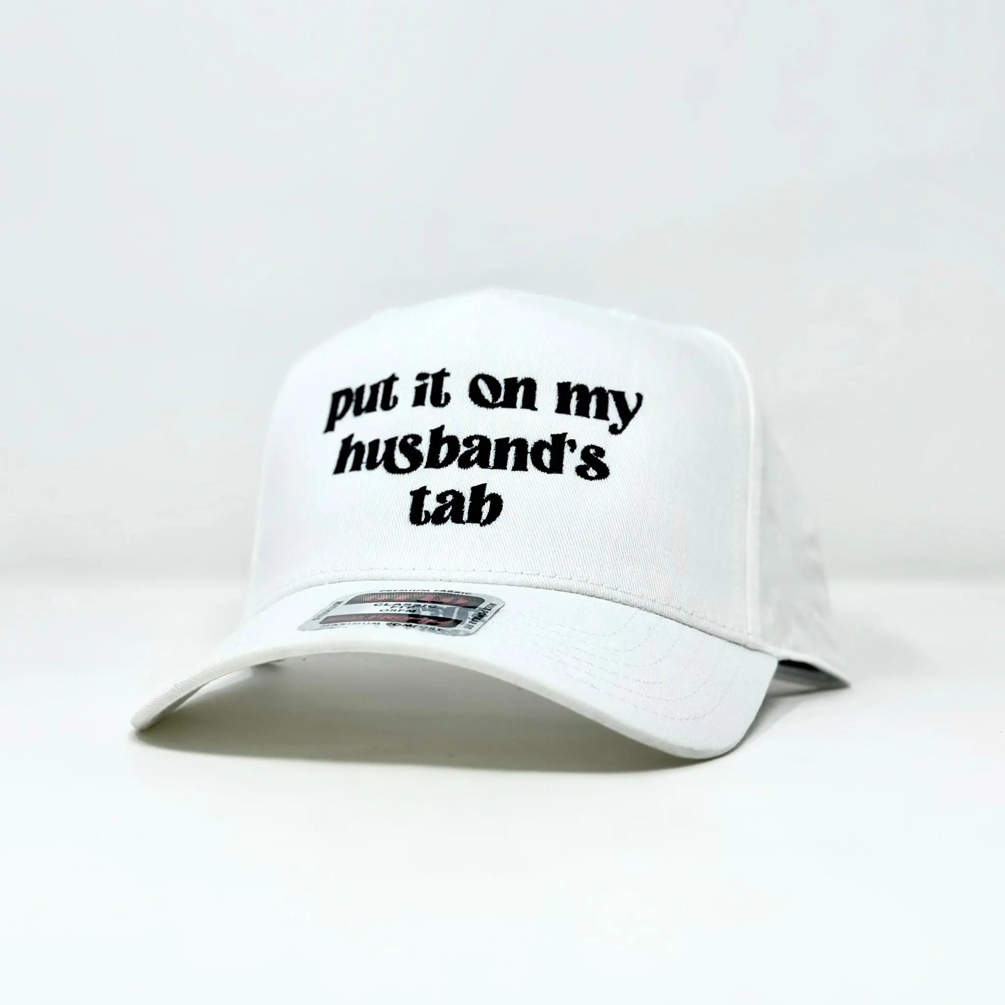 Put It On My Husband's Tab Hat, Funny Husband Hats, Embroidered ...