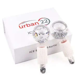 Ice Facial Cooling Globes for Skincare: Tighten Skin, Reduce Puffiness, and Enhance Circulation for Comfort Radiance Restore