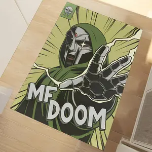 Creative Hip-hop Singer Pattern Area Rug, Non-slip Soft Floor Mat, Decorative Carpet for Home Living Room Bedroom, Home Decor, Boho Area Rugs