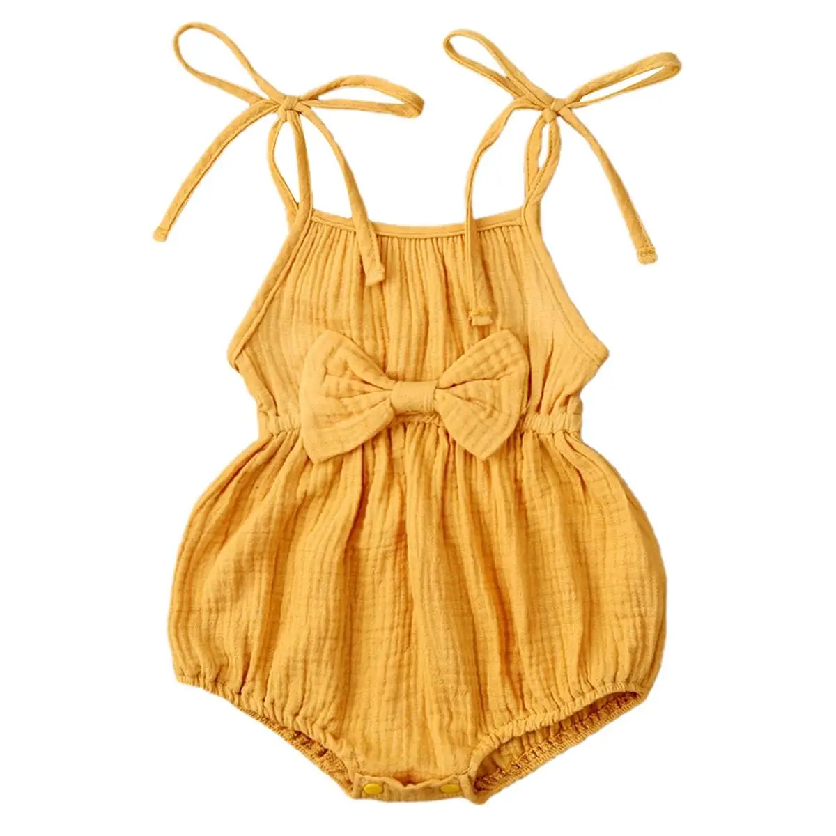LAGKIYOJ Baby Girls Clothes Newborn Sleeveless Spaghetti Straps Romper Infant Bodysuit Jumpsuit Summer Outfits