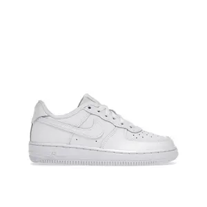 Nike Kid's Air Force 1 Low LE Triple White, from StockX