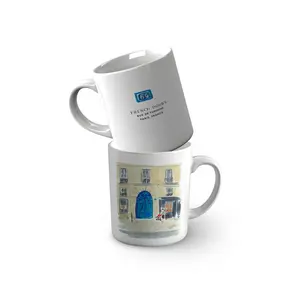 Watercolor painting of a french door in Paris mug gift for mom, coffee lover gift, je t'aime paris, paris souvenirs