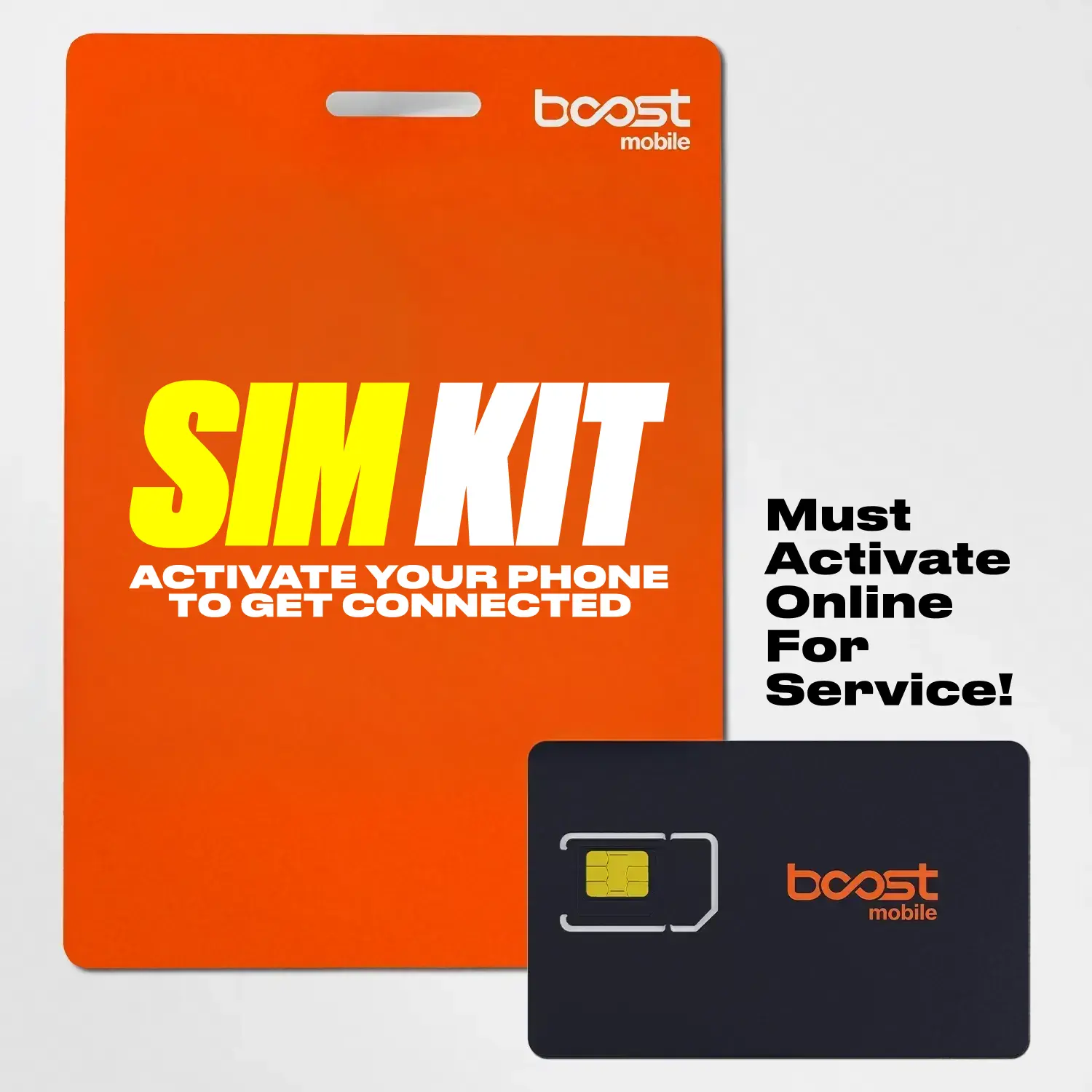 Boost Mobile Pick-a-Plan SIM Kit: Pick Your Plan at Activation | 3-in-1 Universal SIM | 5G/4G LTE Prepaid Wireless | Plans from $25–$60 | Works with Unlocked Phone