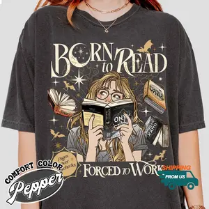 Born To Read Onyx Storm Forced To Work Shirt, Fourth Wing Series Book Shirt, Reader Book Onyx Storm Shirt, Bookish Gift