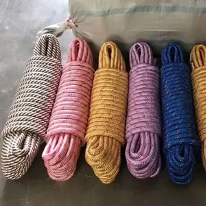 6mm Paracord Outdoor Multi-Functional Climbing Parachute Rope, 20m Tactical Braided Safety Rope for Camping and Hiking, DIY Craft Cordage