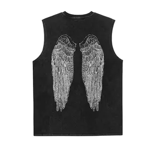 [Viral] Vintage Tank 90s Graphic Sleeveless Tank Tops Men Vest Streetwear Outfits Men Vacation Outfits Sleeveless Shirt