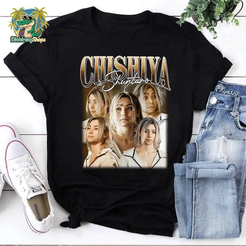 Shuntaro Chishiya Bootleg Shirt, Alice in Borderland Inspired Tee, Japanese Drama Graphic T-Shirt, Unisex Anime Fan Shirt, Chishiya Fan Gift 0