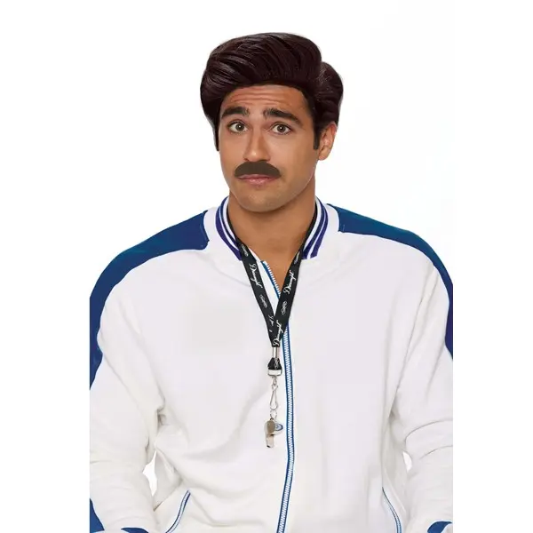 Men's Coach Wig & Moustache