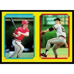 Tom Herr / Eric King 1988 Topps Stickers #50 / 271
