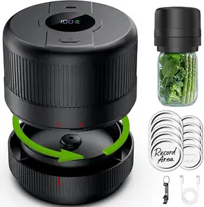 Mason Jar Vacuum Sealer Kit, Electric Sealer for Wide, Regular Mouth Mason Jars, Portable Vacuum Sealer for Jars, Birthday Gift for Her, Gifts for Mom, Grandma