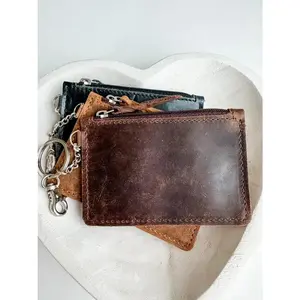 LEATHER KEYCHAIN WALLET
