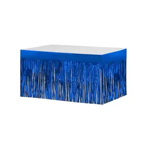 Table Skirts (2 pack) Metallic Royal Blue