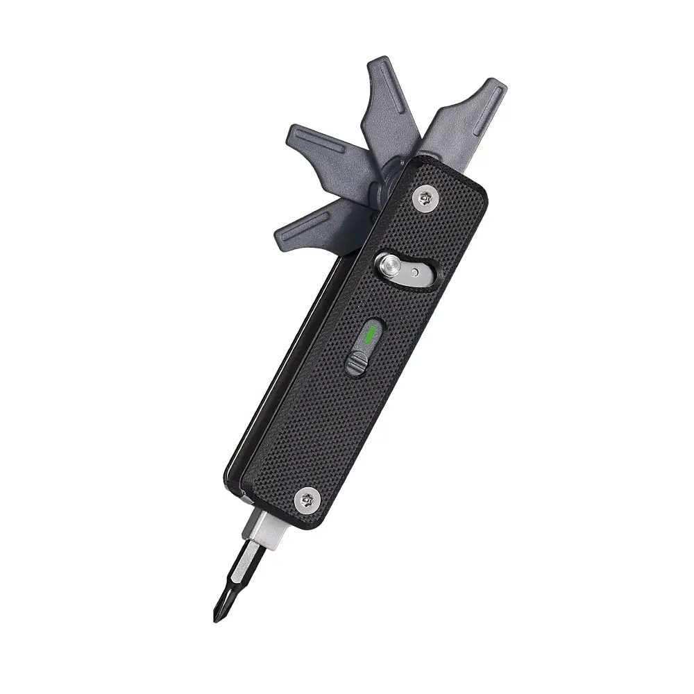ROXON S504G Mini Flex CompanionFrame Only (Bit Adapter included) 7-in-1 EDC Multi-Tool Pocket Knife