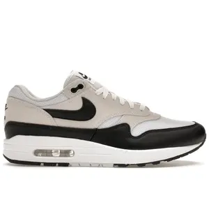 Nike Men's Air Max 1 Essential Summit White Black Running Shoes, from StockX