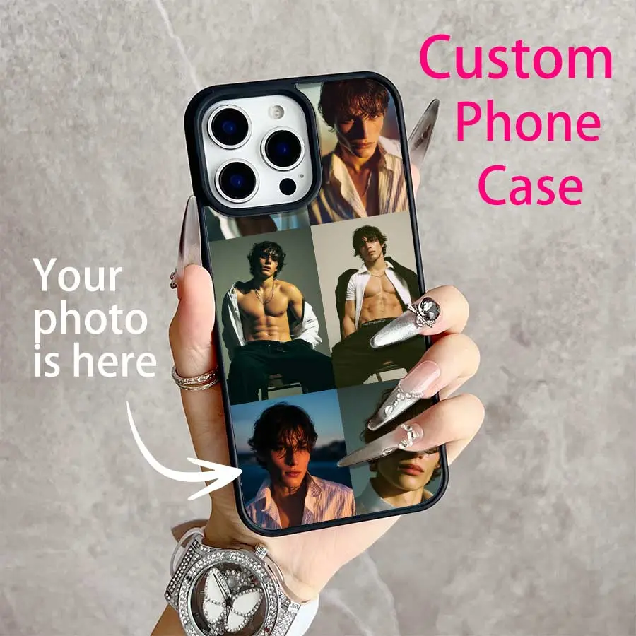 Personalized Photo Magnetic Smartphone Casing - Sleek Design, Customizable Photo, Compatible with iPhone 11-18 Pro Max, Galaxy S22-S26 Ultra, Ideal Anniversary Gift for Cellphone Cover Lovers