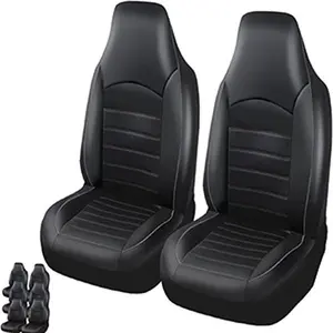 Car Seat Covers, Car Seat Covers, Leather Car Seat Covers for Cars, SUVs, Pickups and Vans, Car Interior Accessories Set, 2 Pieces