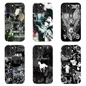 Deftones Alternative Metal / Grunge Band-Themed Phone Case — Y2K Aesthetic Design, Compatible with iPhone 11–17 Series and Samsung Galaxy S23–25 Series; Trendy Rock Style, Drop-Resistant and Shockproof Protective Cover.