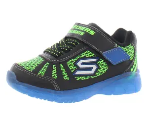 Skechers S Lights Illumi Brights Tuff Track Baby Boys Shoes